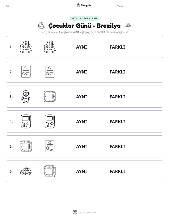 Aynı mı Farklı mı