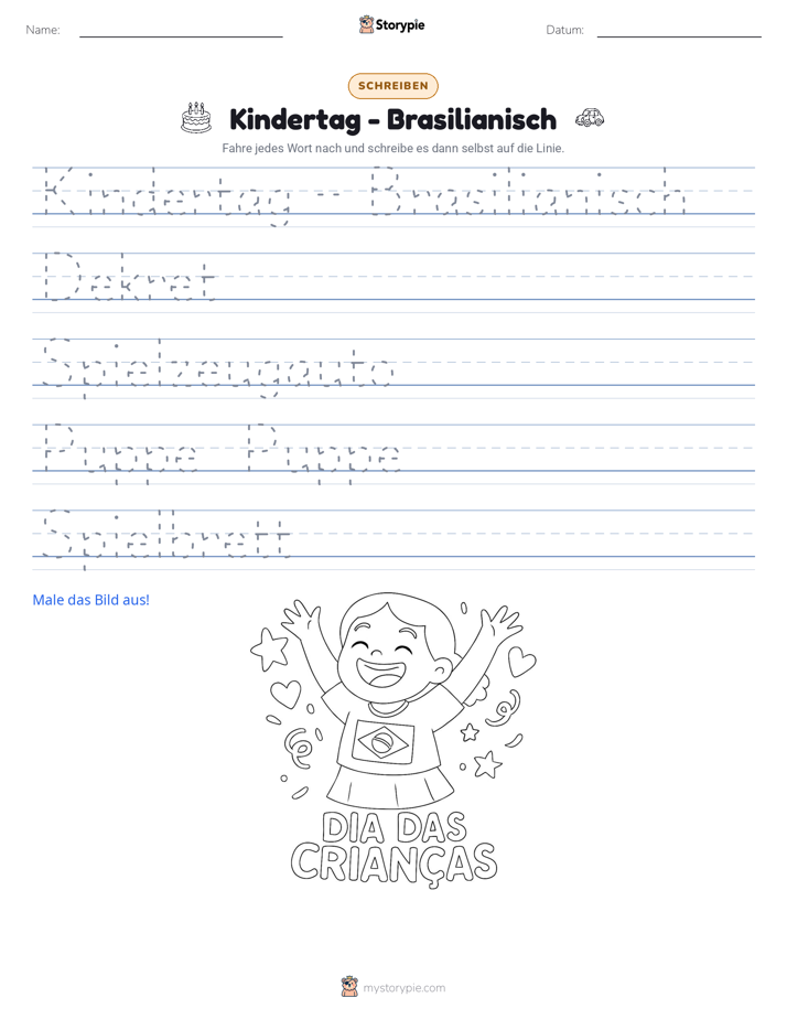 Schreibübung