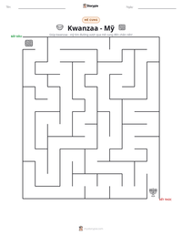 Xem trước tài liệu in sẵn Kwanzaa - Mỹ