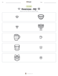 Xem trước tài liệu in sẵn Kwanzaa - Mỹ