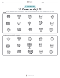 Xem trước tài liệu in sẵn Kwanzaa - Mỹ