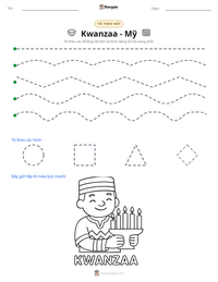 Xem trước tài liệu in sẵn Kwanzaa - Mỹ
