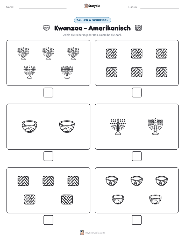 Zählen & Schreiben