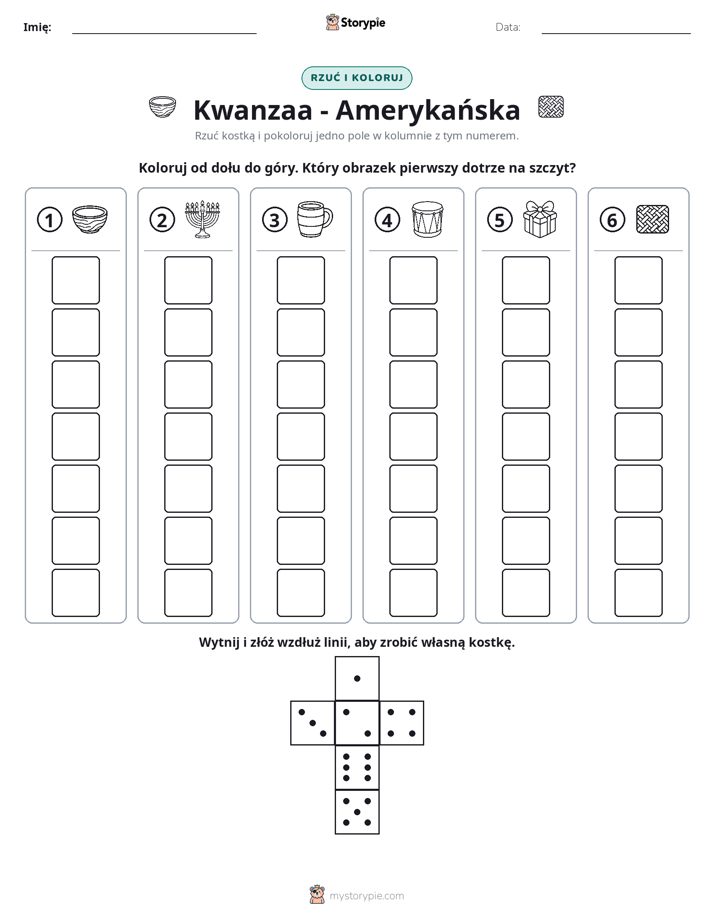 Rzuć i koloruj