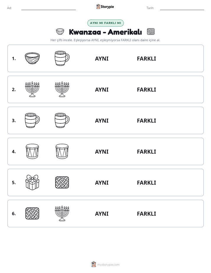 Aynı mı Farklı mı