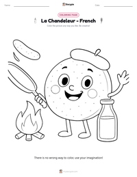 La Chandeleur - French printable worksheet preview