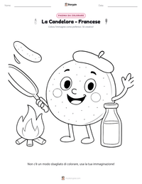 Anteprima della scheda stampabile di La Candelora - Francese
