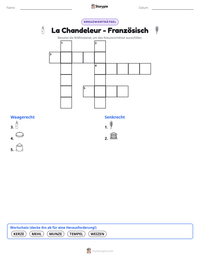La Chandeleur - Französisch druckbare Arbeitsblatt Vorschau