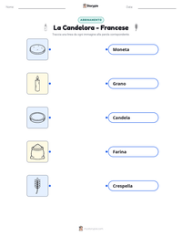 Anteprima della scheda stampabile di La Candelora - Francese