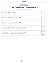 La Chandeleur - Französisch druckbare Arbeitsblatt Vorschau