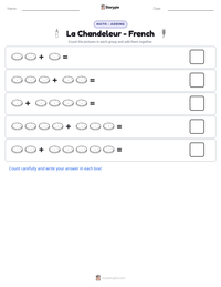 La Chandeleur - French printable worksheet preview