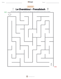 La Chandeleur - Französisch druckbare Arbeitsblatt Vorschau