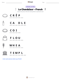 La Chandeleur - French printable worksheet preview
