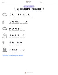 Anteprima della scheda stampabile di La Candelora - Francese