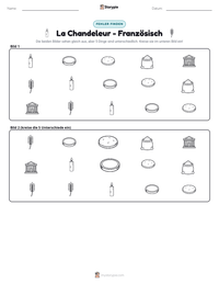 La Chandeleur - Französisch druckbare Arbeitsblatt Vorschau