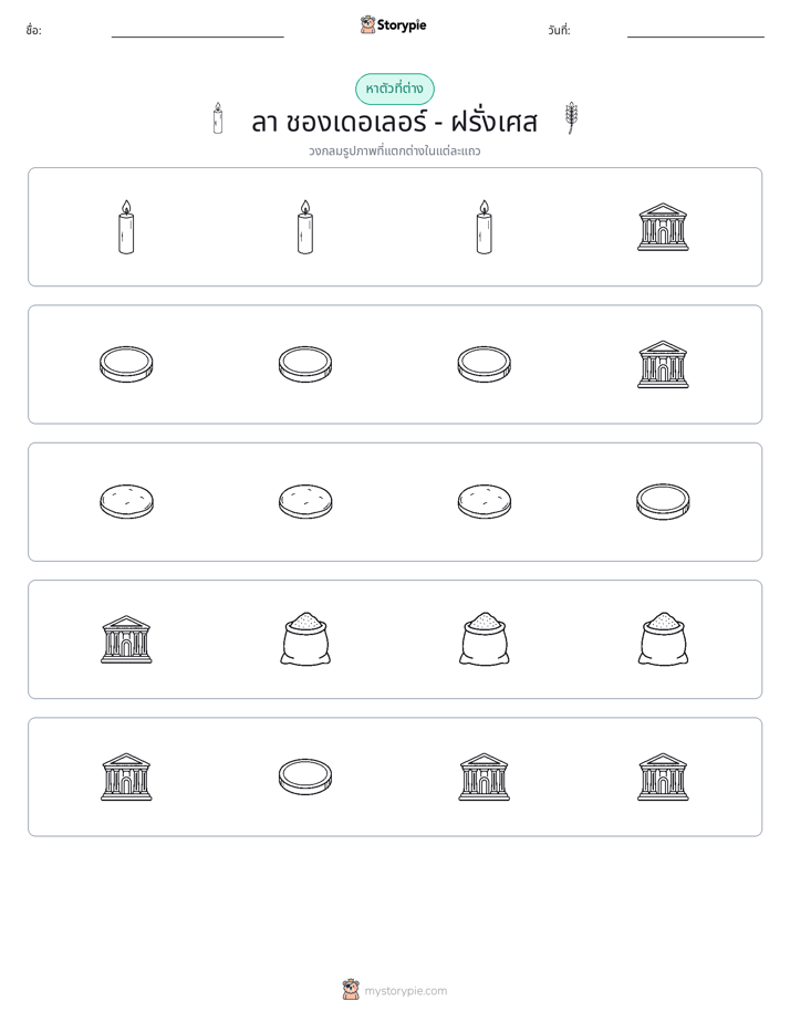 ตัวที่แตกต่าง