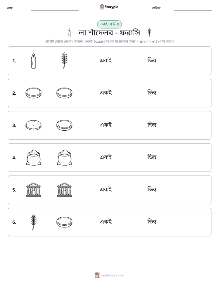 একই বা ভিন্ন