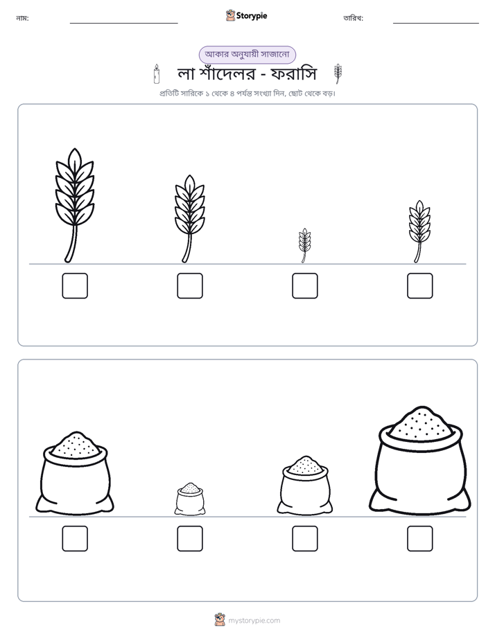 আকারের ক্রম