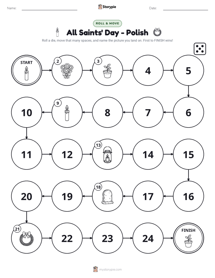 Roll & Move Game