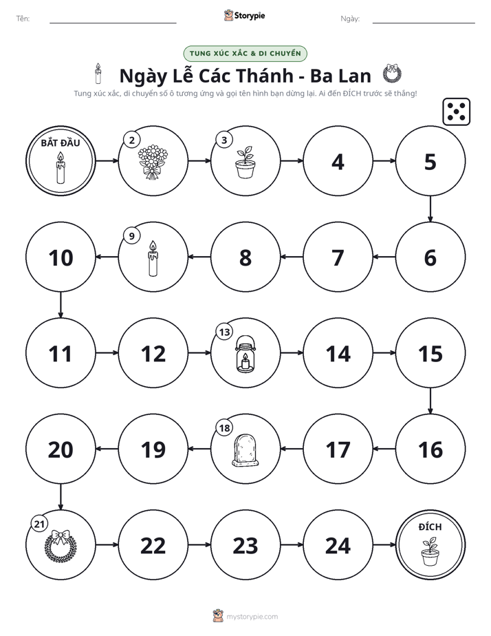 Trò Chơi Cuộn & Di Chuyển