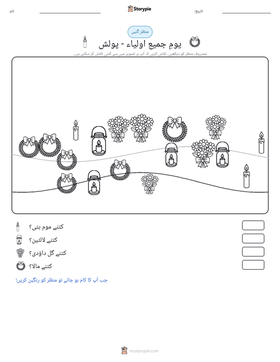 گنتی کا منظر
