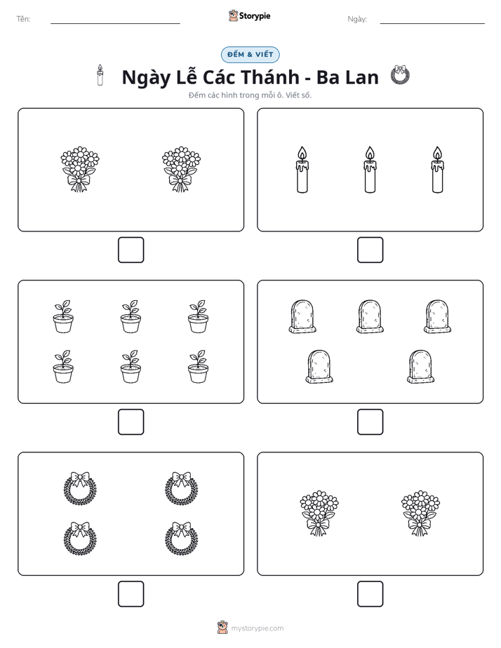 Đếm & Viết
