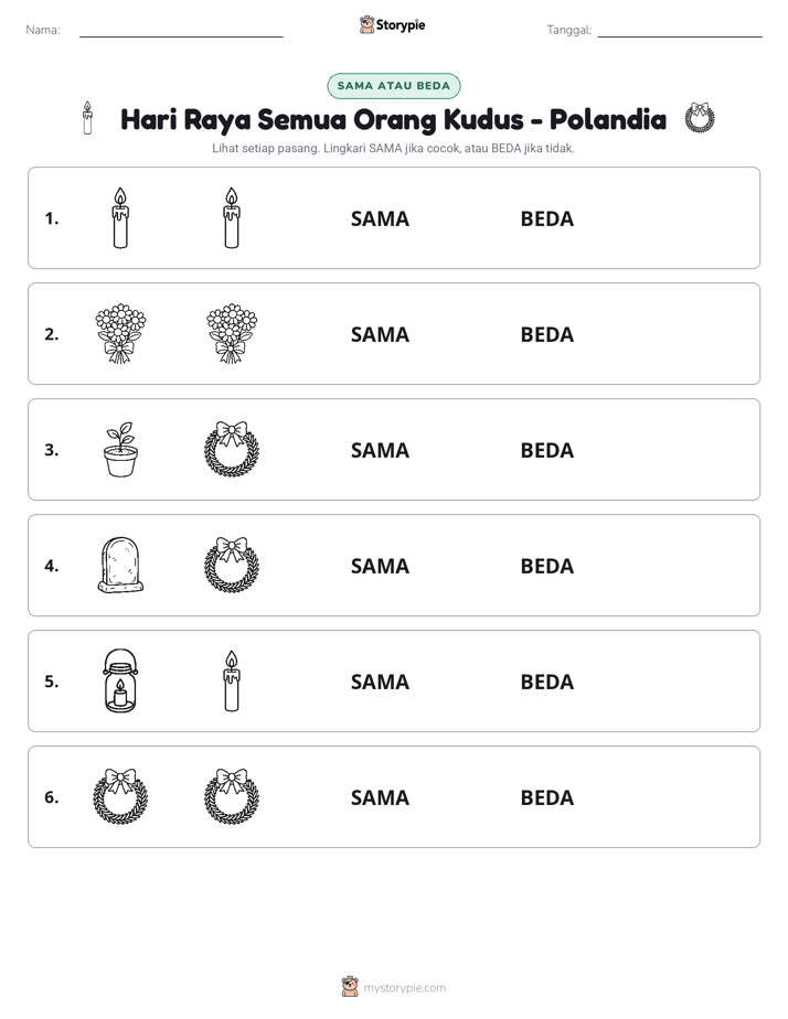 Sama atau Berbeda