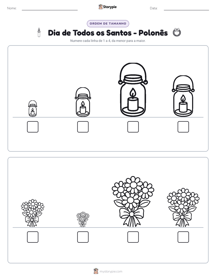 Ordem de Tamanho