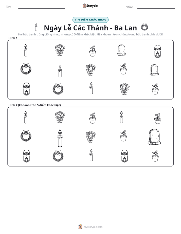 Tìm Sự Khác Biệt