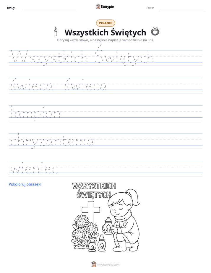 Ćwiczenie Pisania