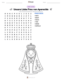 Unsere Liebe Frau von Aparecida druckbare Arbeitsblatt Vorschau