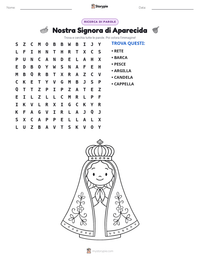 Anteprima della scheda stampabile di Nostra Signora di Aparecida