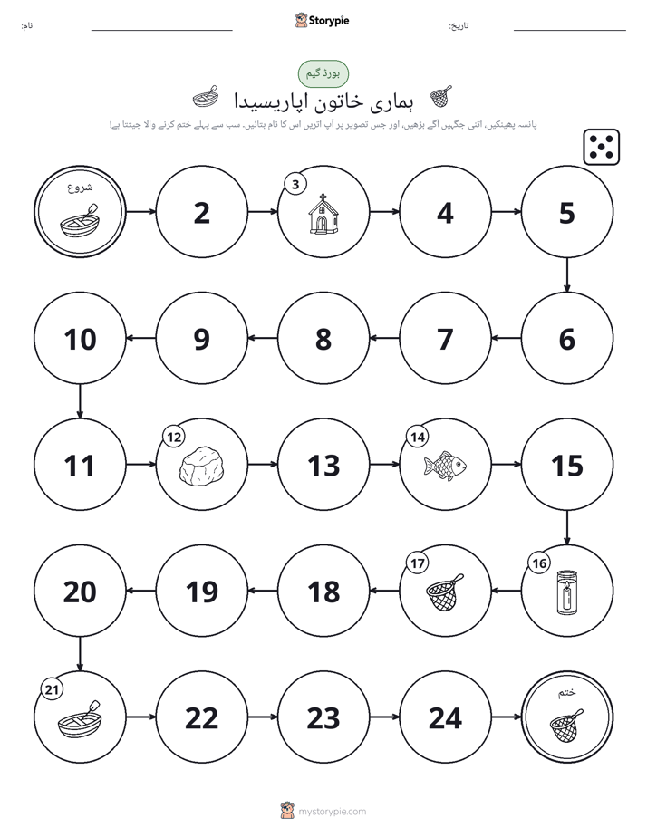 رول اور منتقل کریں کھیل