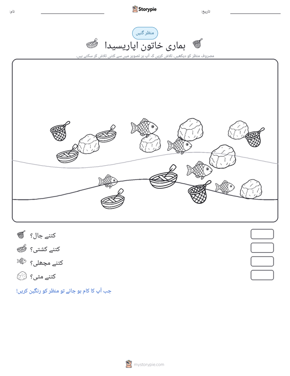 گنتی کا منظر