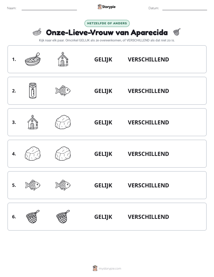 Zelfde of Verschillend