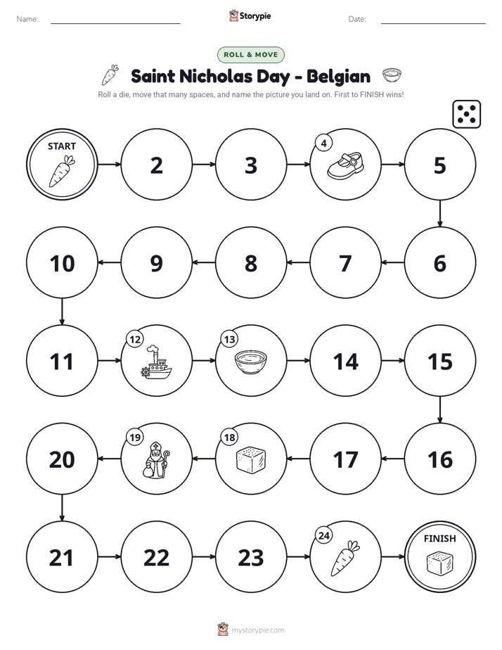 Roll & Move Game