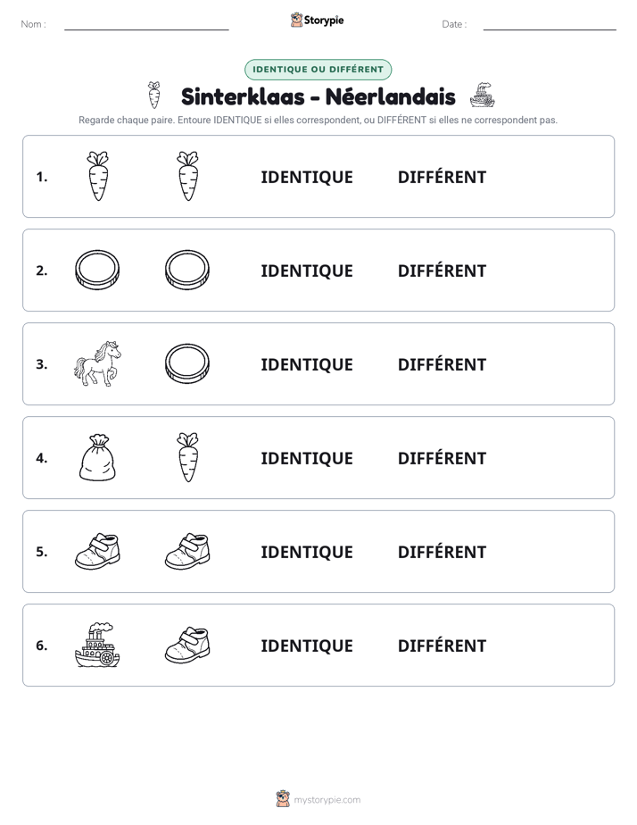 Identique ou Différent