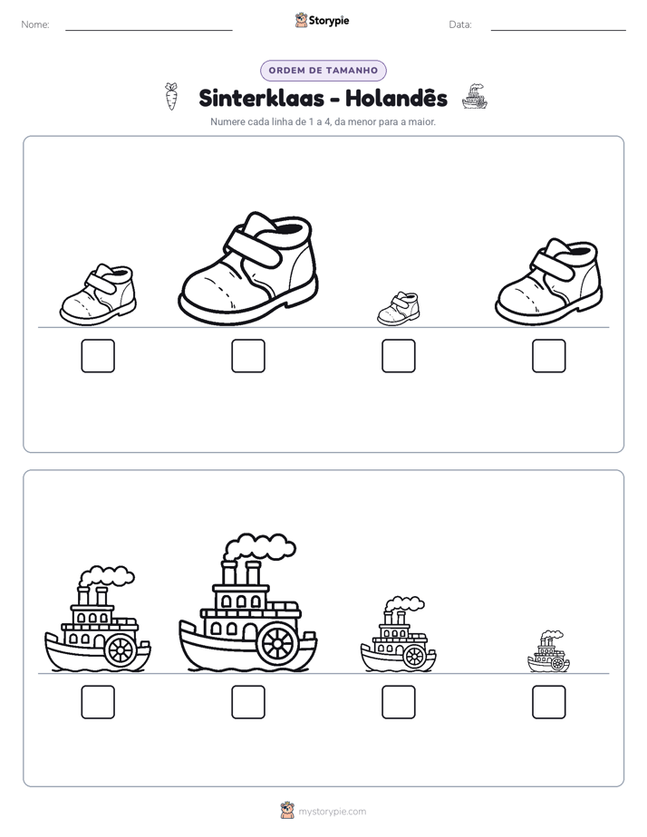 Ordem de Tamanho