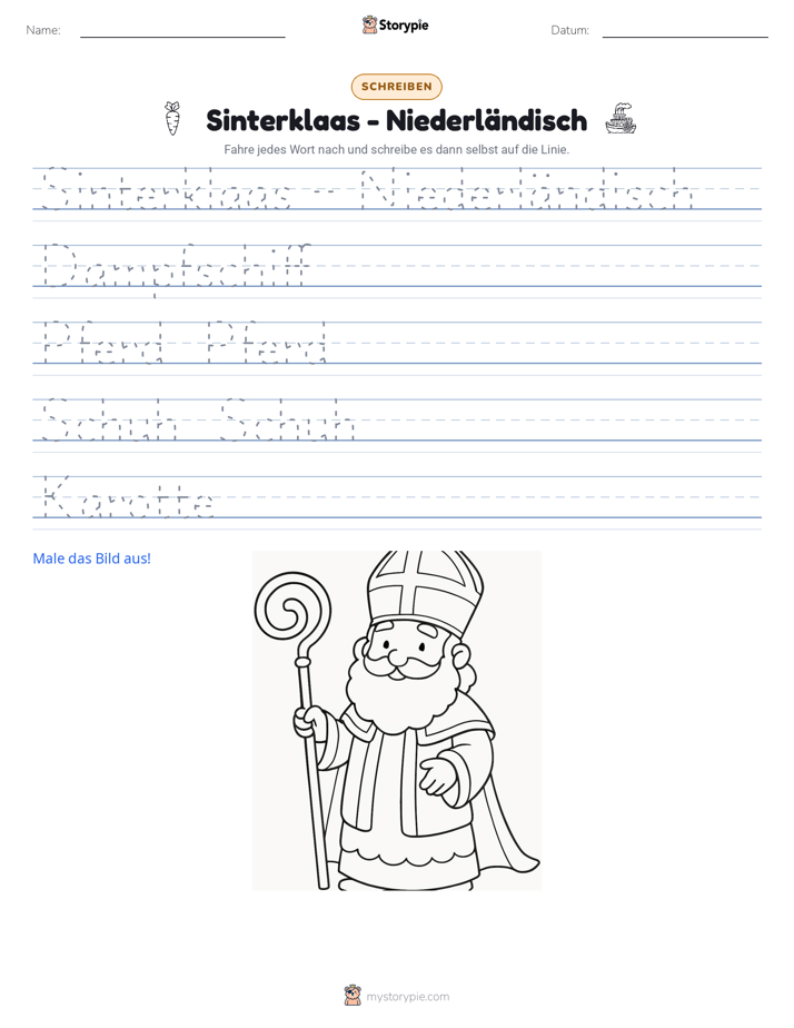 Schreibübung