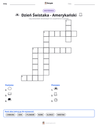 Podgląd drukowalnego arkusza ćwiczeń Dzień Świstaka - Amerykański