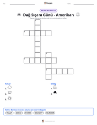 Dağ Sıçanı Günü - Amerikan yazdırılabilir çalışma sayfası önizlemesi