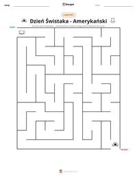 Podgląd drukowalnego arkusza ćwiczeń Dzień Świstaka - Amerykański