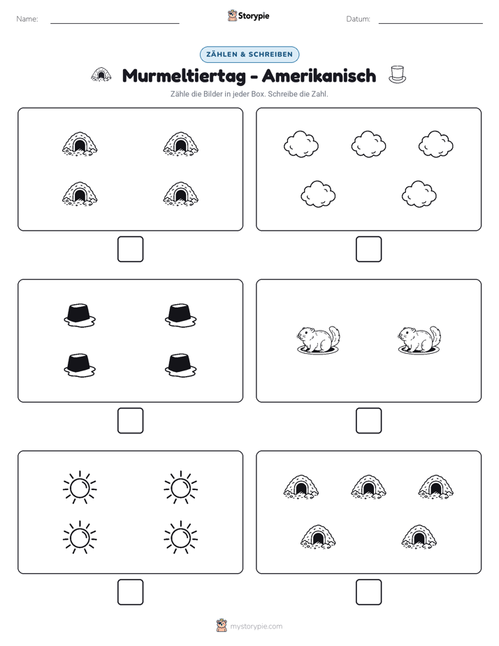 Zählen & Schreiben