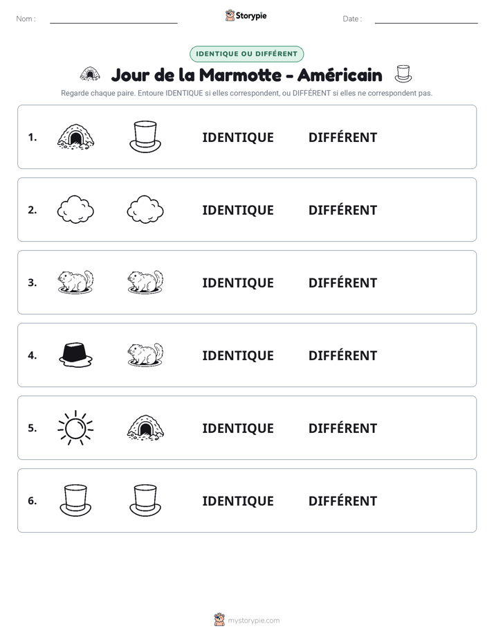 Identique ou Différent