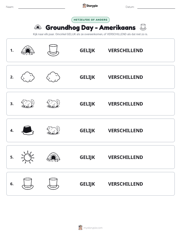 Zelfde of Verschillend