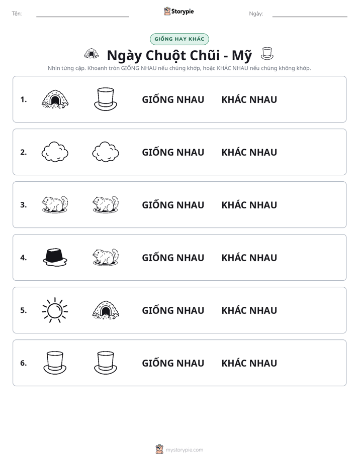 Giống Hay Khác