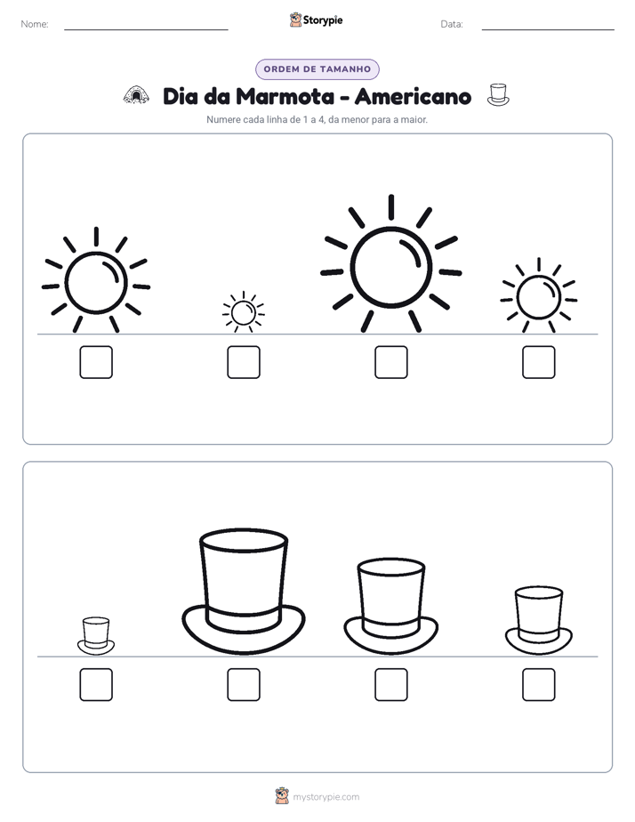 Ordem de Tamanho