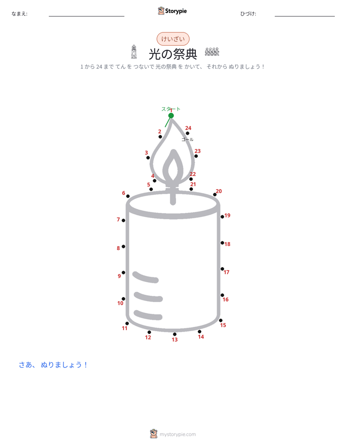 点つなぎ