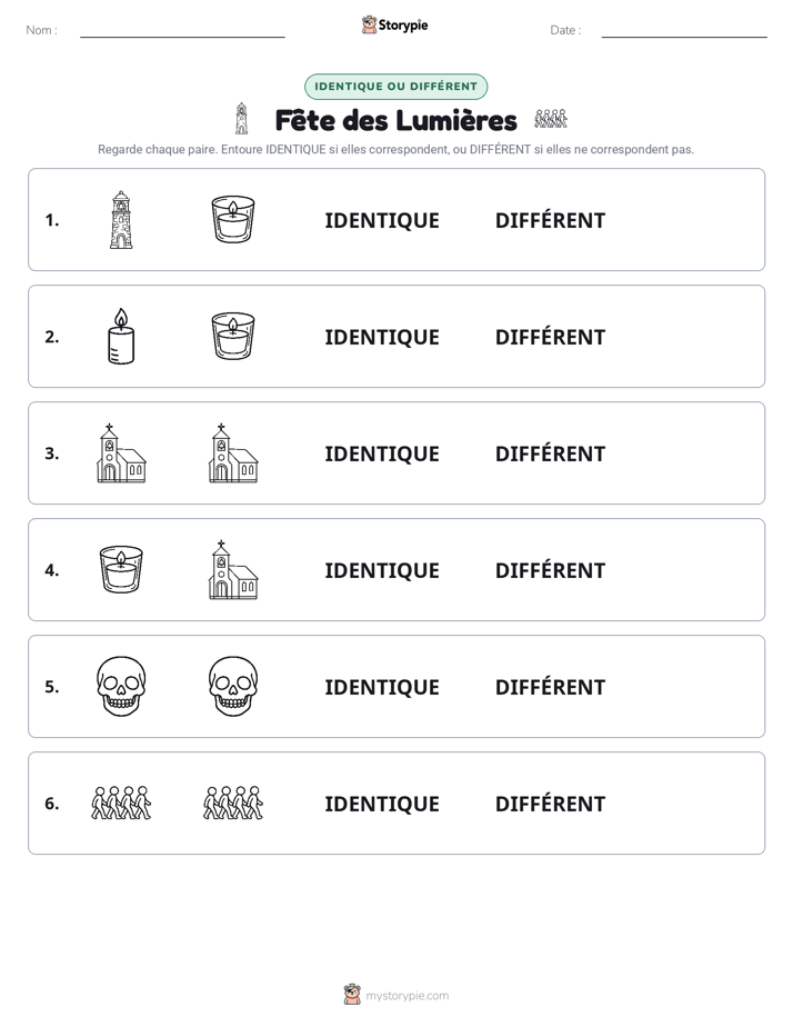 Identique ou Différent