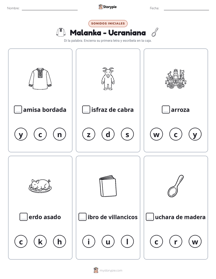 Sonidos Iniciales